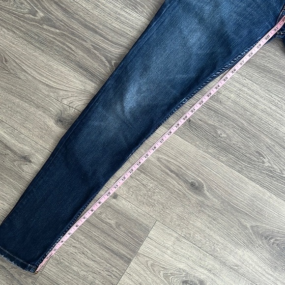 ALLSAINTS Spitalfields Low Rise Skinny Jeans Dark Blue Wash Distressed Womens 26 - Picture 11 of 11